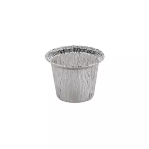 Barquette ronde alu Ø64mmx 47mmx H50 120cm³  (14B00) (14B00)